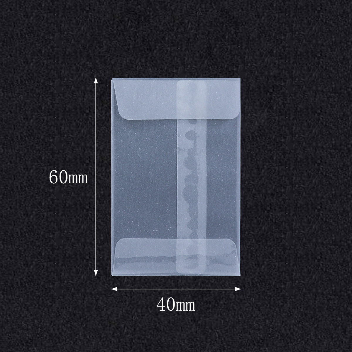 Papel de sulfato creativo sobre de impresión dorado regalo tarjeta de felicitación tarjeta de invitación almacenamiento sobre hacer bolsa de papel sobre transparente