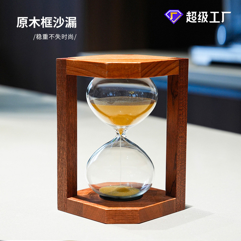 Creative Glass Hourglass Timer for Children, Anti-Drop 15-Minute Timer Hourglass, Vintage Retro Hourglass Ornament Creative Glass Hourglass Timer for Children, Anti-Drop 15-Minute Timer Hourglass, Vintage Retro Hourglass Ornament