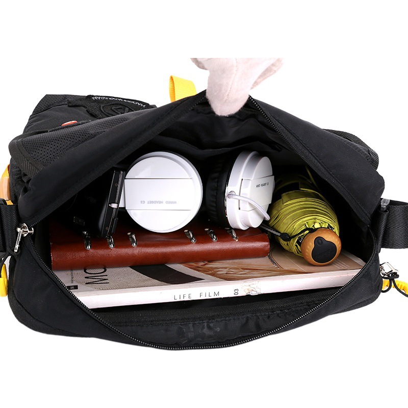 Nuevo bolso de hombro de los hombres casual al aire libre versátil bolso de hombro impermeable resistente al desgaste deportes hombro bolsa de mensajero