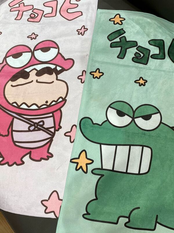 A6L Couple Cute Absorbent Sports Towel Bath Towel Tide Brand Cartoon Fitness Without Hair Dropout Crayon Shin-chan Swimming Suction
