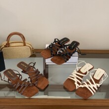 SHOE-REN ��ʽһ�ִ�¶ֺ��ЬŮ2026���ļ��¿�ٴ����͸�����Ь