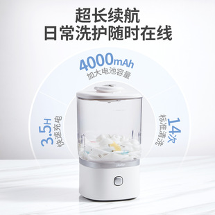 Puliton Mini Underwear Laundry Cup No Installation Washing Socks Underwear Small Wireless Portable Rechargeable Washing Machine