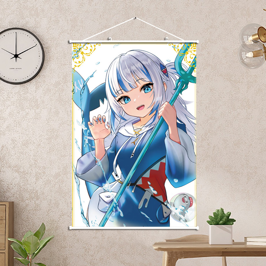 Virtual anchor Hololive thermal transfer painting wall painting poster animation surrounding multi-size 60X90 painting