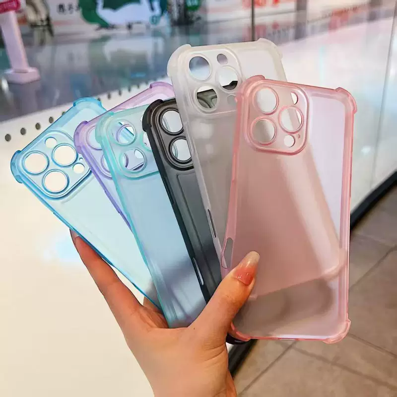 Чехол для телефона Apple, совместимый с iPhone 15, матовый с воздушной подушкой, 16 Pro Max, новая коллекция