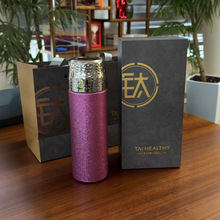 钛杯轻奢高级覆钛保温杯真空保温双层便携泡茶杯养生高端礼品水杯