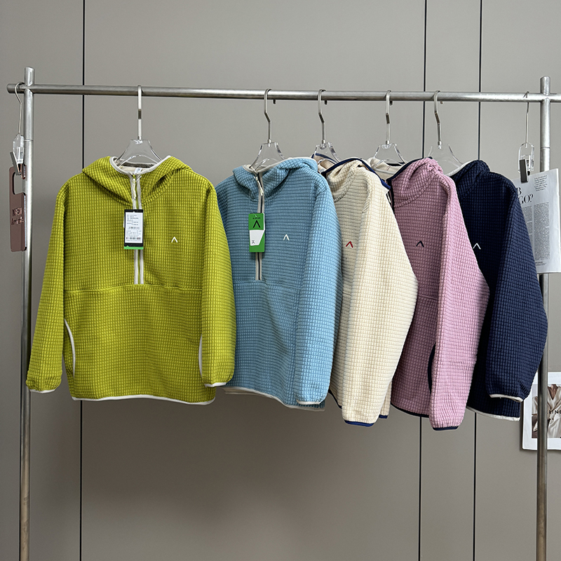 URAZ large factory orders! Couple's Loose Age-reducing Texture Fleece Warm Hooded Pullover Sweatshirt Jacket