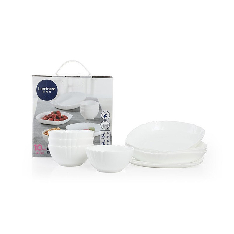 Luminarc White Jade Tableware Set LC-s110G LarGe Quantity Can Be Shipped Available
