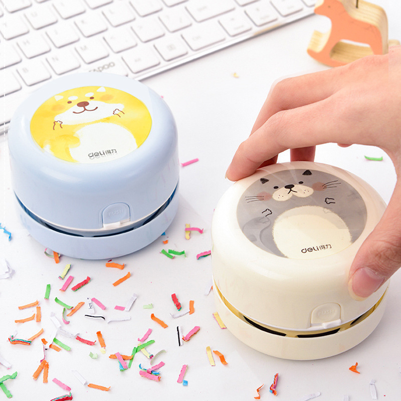 Deli 18880 mini desktop vacuum cleaner office cleaner eraser slag paper dust Electric wholesale Deli 18880 mini desktop vacuum cleaner office cleaner eraser slag paper dust Electric wholesale