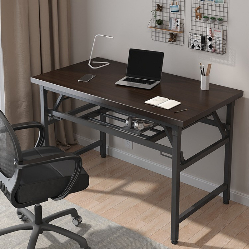 Foldable Computer Table Desktop Desk Home Office Desk Bedroom Small Table Easy Learning Writing Desk Rectangular
