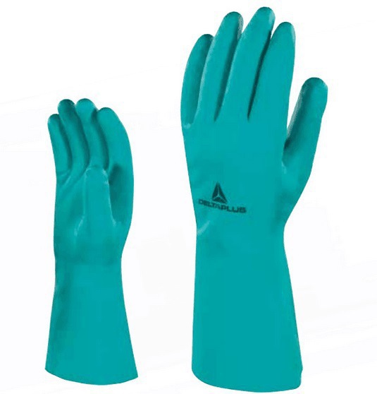 代尔塔201803高端款丁腈防护手套 VE803 耐酸碱手套 化学防护手套