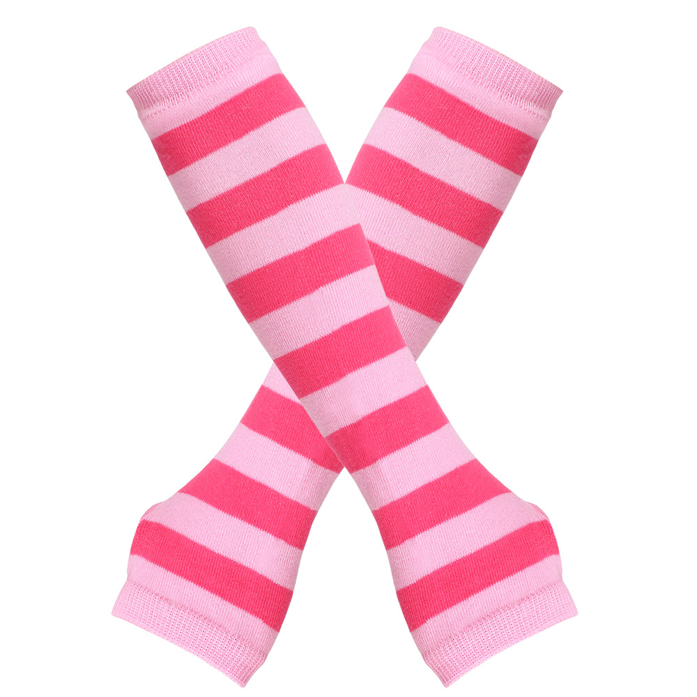 Pink + bright rose red/wide strip 61