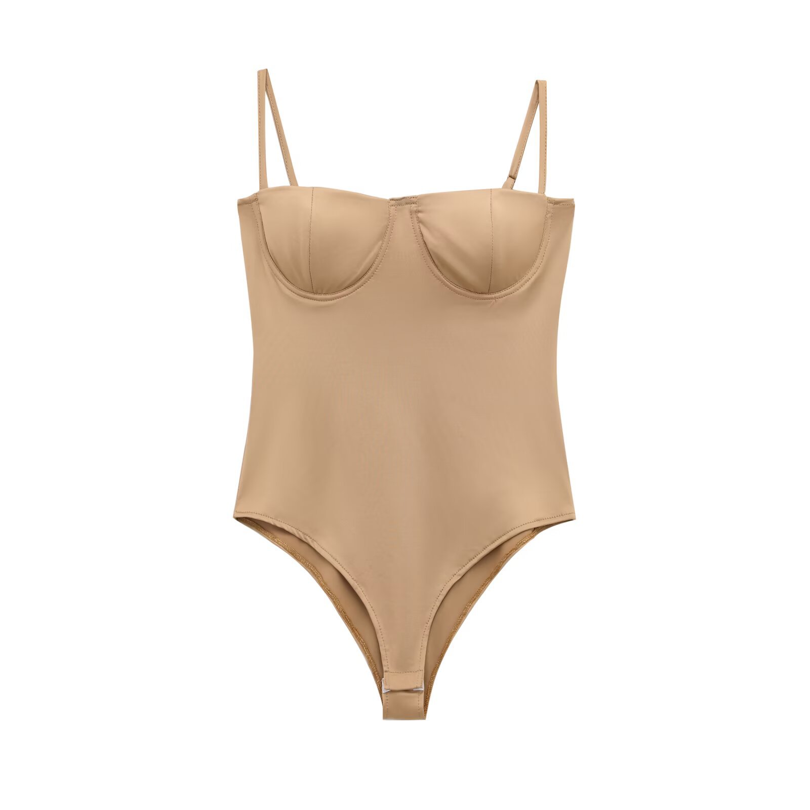 ZA comercio exterior al por mayor estilo europeo y americano francés moda de mujer temperamento casual seda seda textura ropa interior tipo camiseta