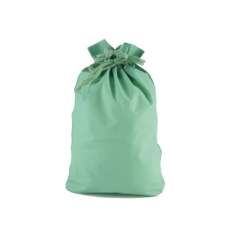 En stock al por mayor Eva esmerilado cordón bolsa color caramelo Almacenamiento de viaje ropa para niños bolsa de plástico cordón