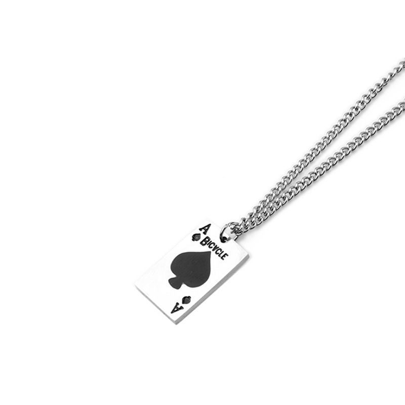 Collier croix double couche pour homme, style hip-hop européen et américain, tendance Instagram, design de niche, cubain_voghion.com