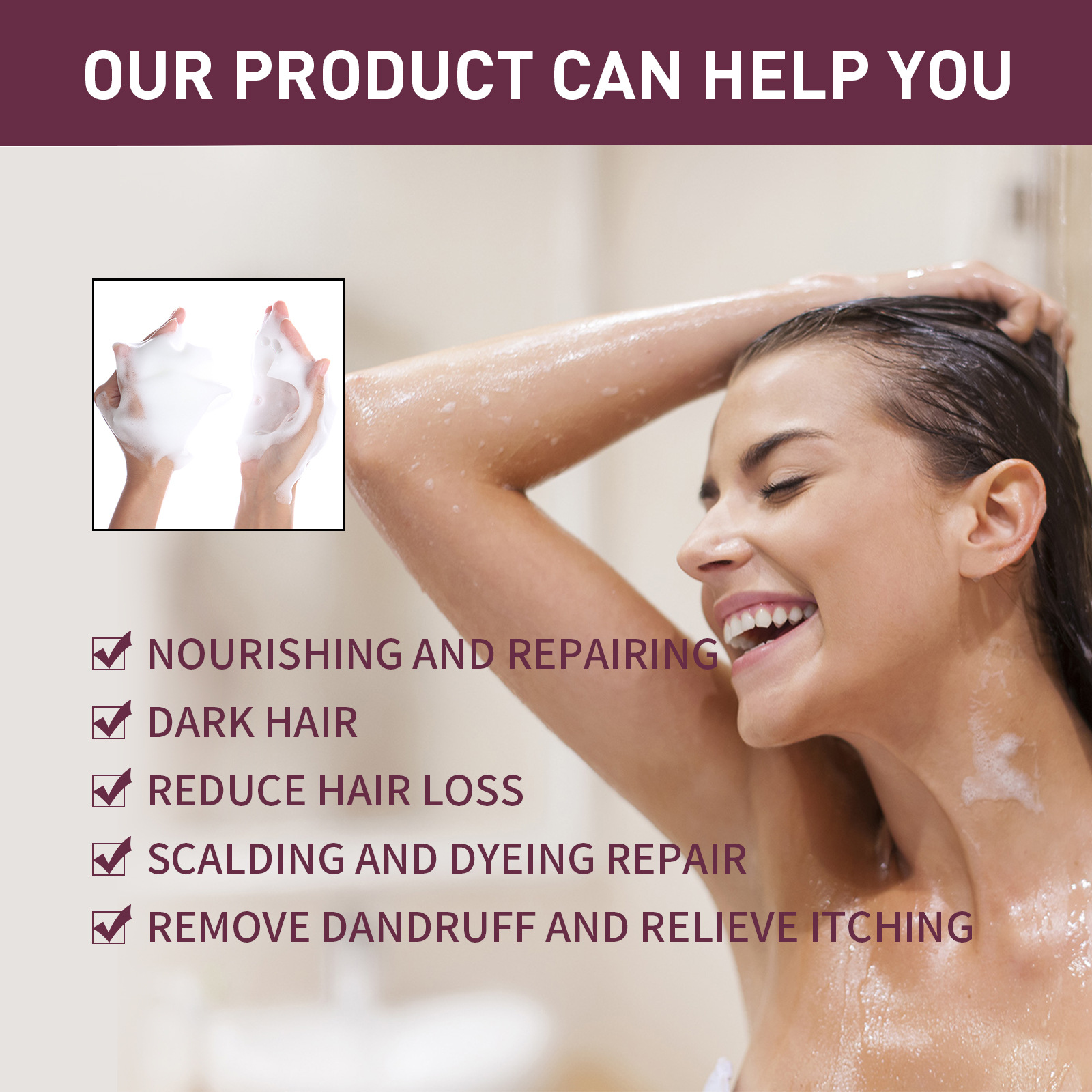 Einfarbig Shampoo Seife Einfacher Stil Klassischer Stil Kompfort Körperpflege display picture 4