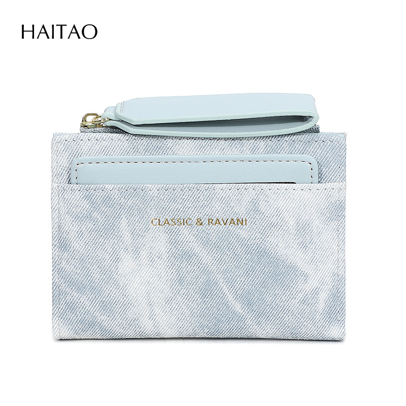 Nueva billetera de mujer corta bolsa de tarjetas de color sólido2025 mujeres de alto nivel sentido transfronterizo cremallera fuente de bolso de cambio fabricantes