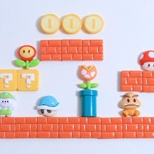 卡通顶蘑菇游戏童趣手工diy奶油胶手机壳发夹头饰树脂配件批发