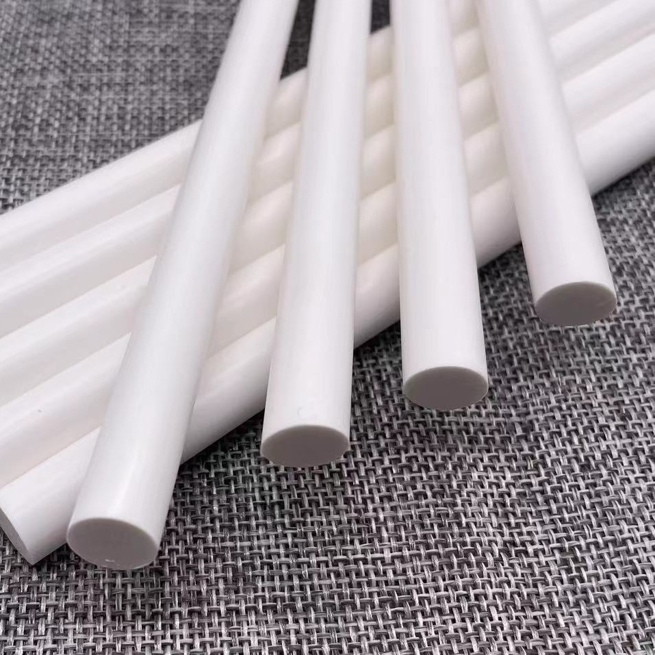 乳白色耐高温热熔胶棒7mm高粘11mm批发阻燃热熔胶条电热溶棒