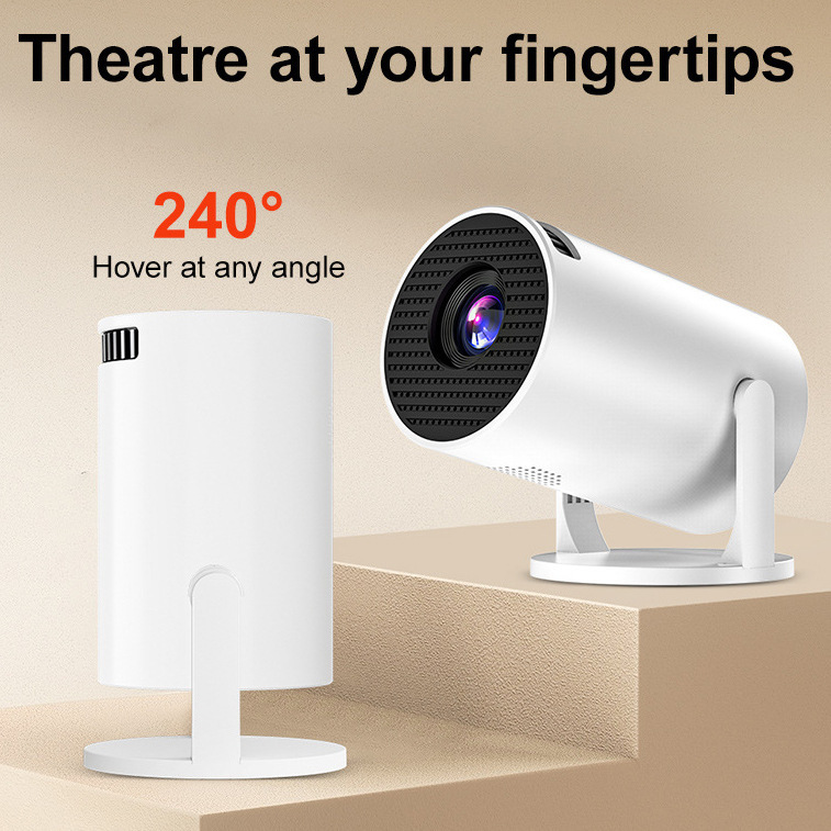 Proyector HY200 transfronterizo 1080P HD 4K Mini Proyector HY200 portátil inteligente para el hogar