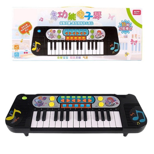 New multifunctional baby electronic keyboard, children's musical instrument educational toy simulation 11 modes piano