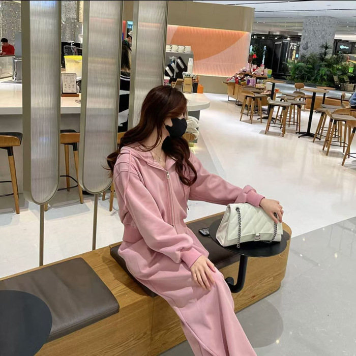 初秋小个子穿搭一整套感2025新款早秋卫衣休闲运动套装女春秋|undefined