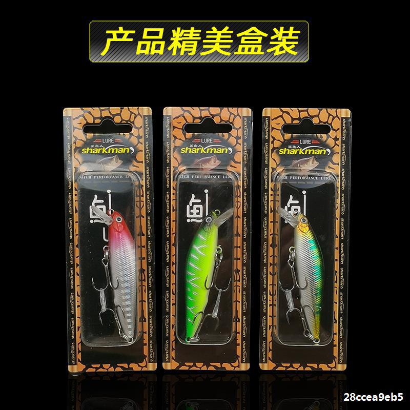 Sinking Minnow Fishing Lures Hard Plastic Baits Fresh Water Bass Swimbait Tackle Gear