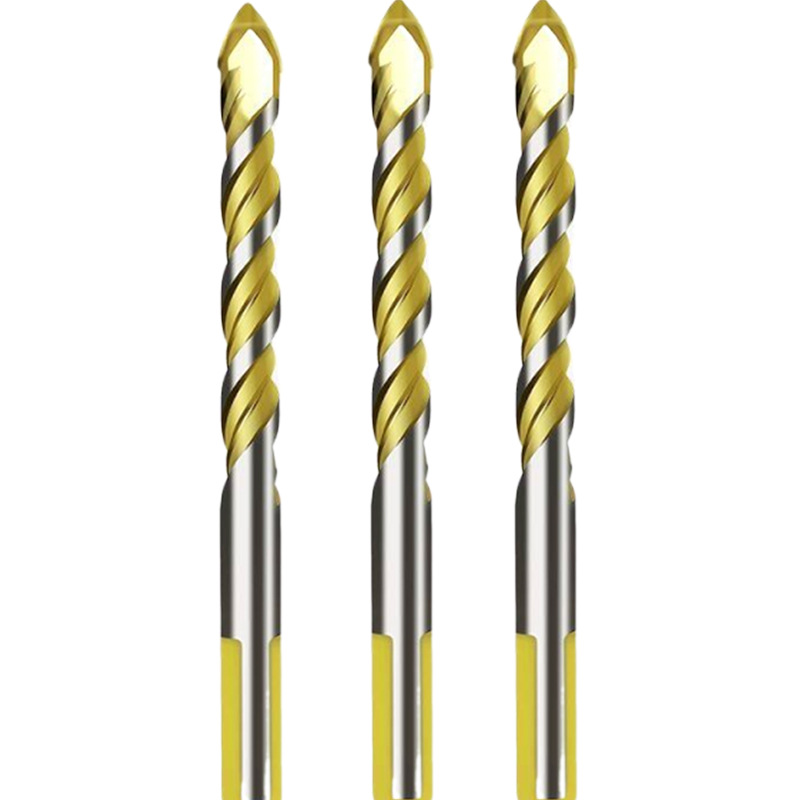 Fuente de la fábrica Triángulo traje de perforación baldosas de cerámica de vidrio de hormigón taladro de perforación de cerámica de aleación de oro Triángulo taladro 6