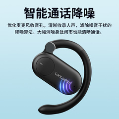 跨境新款TWS藍牙耳機掛耳式數顯低延遲降噪耳機運動適用小米華為