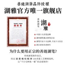 毛笔狼毫兼毫羊毫小楷书法用品套装国画小学生大白云练字文房四宝