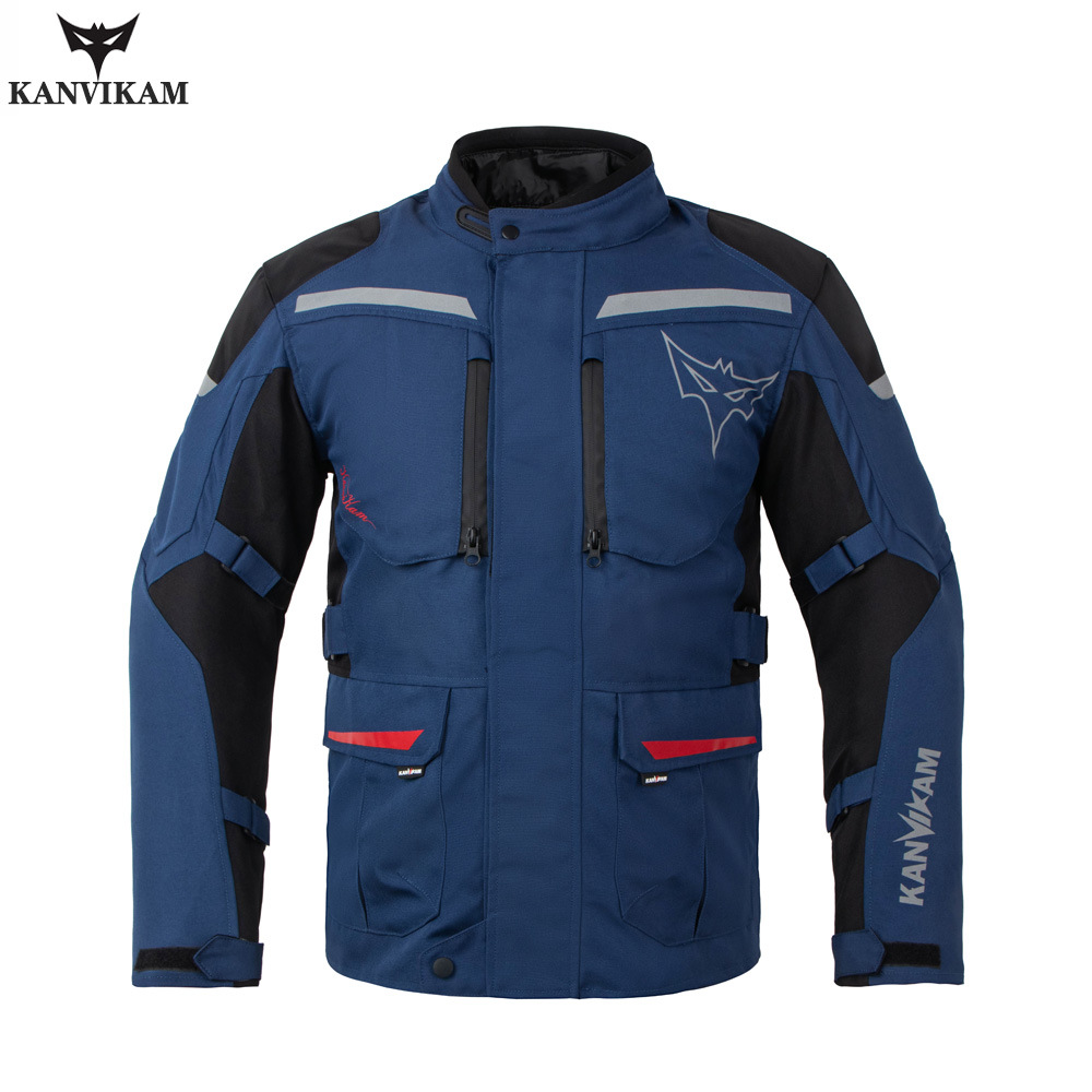 traje de motocicleta para hombres traje de invierno caliente cuatro estaciones impermeable a prueba de caídas traje de rally de motocicleta ropa de viaje
