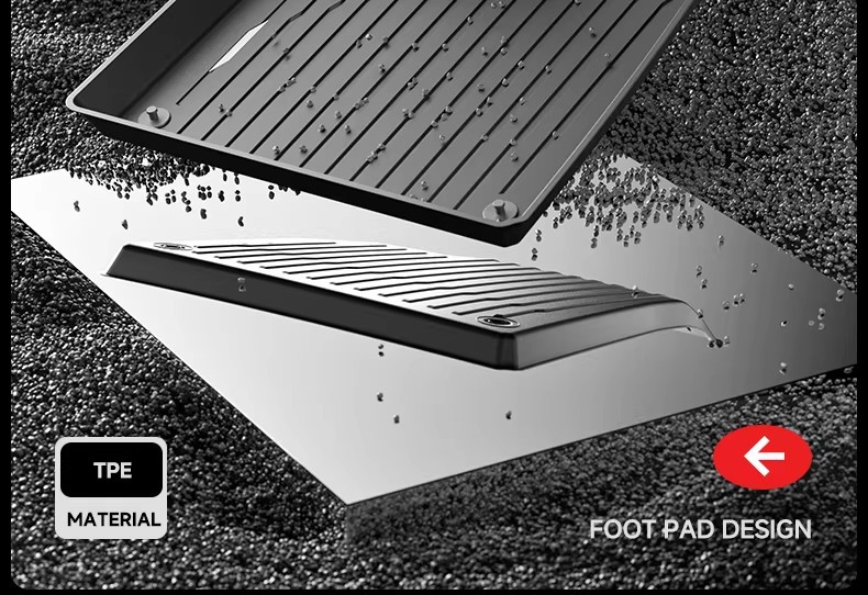 Suitable for the New Tesla Model 3Y Special Floor Mats, Tesla Full-Coverage Floor Mats, Tpe Car Accessories Wholesale