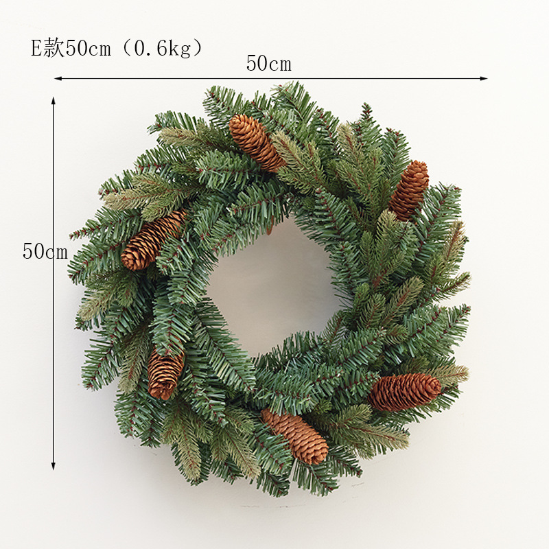 Nuevos colgantes de guirnaldas de Navidad colgantes de pared pe guirnaldas de hotel centro comercial escenario de decoración de Navidad props