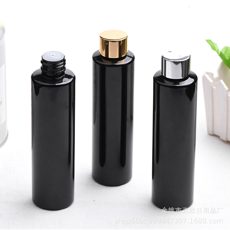 爽肤水分装瓶 180ml平肩电化铝旋盖瓶 pet乳液瓶 化妆品包装瓶
