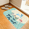 Cross -border printable logo ground pad anime pattern printing living room cartoon ground pad creative children crawling floor mat