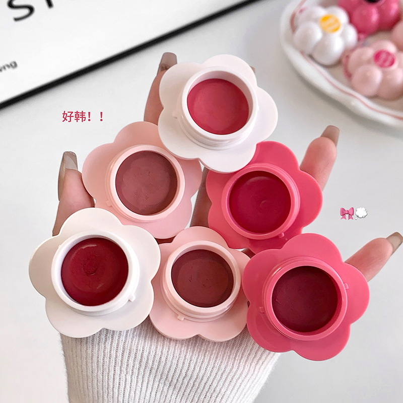 Gege oso rosa cereza dulce lipstick multipropósito blush niebla mate maquillaje impermeable blanqueamiento lipstick al por mayor