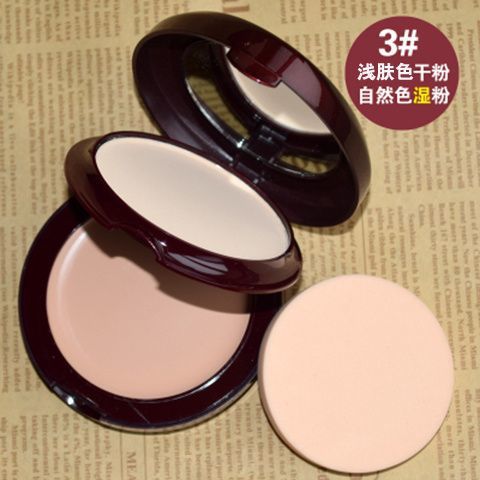 3#dry powder light skin+wet powder natural