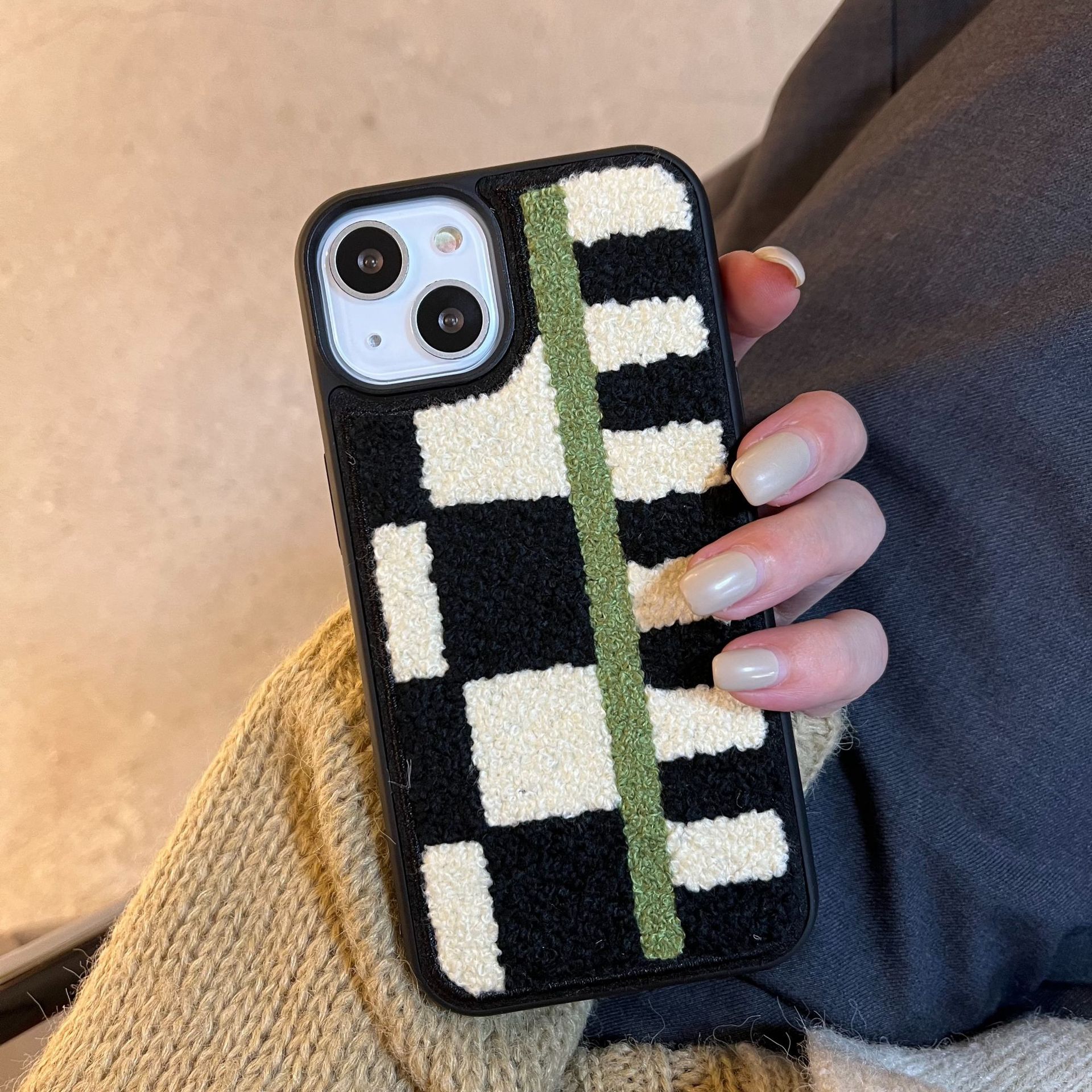 Cute Vintage Style Checkered   Phone Cases display picture 3