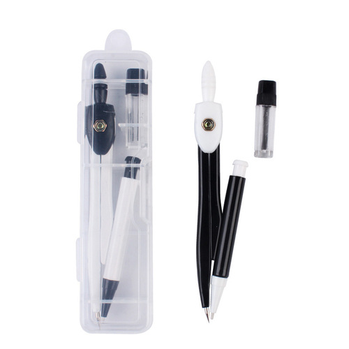 Wholesale primary and secondary school students exam compass set manufacturer direct supply painting design drawing tools mathematics teaching aids