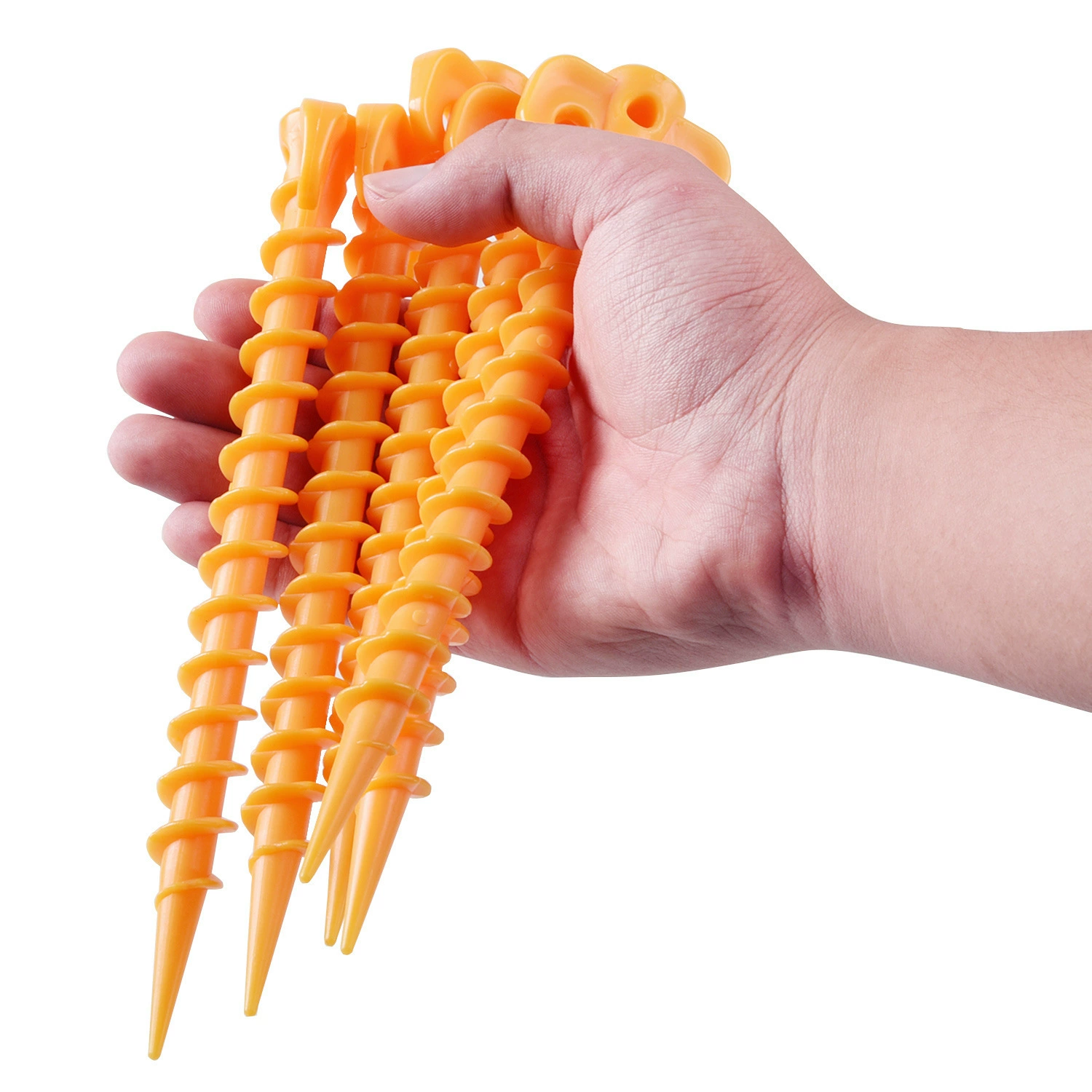 20 см пластиковая спираль коготь гвоздь завод прямой Кемпинг нить палатка гвоздь