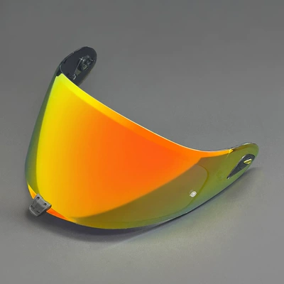 Japanese Air Knife 5/6 Helmet Lens Aeroblade5/6, F17 Electroplated Lens Motorcycle Helmet Accessories (Dəbilqə (Kaska) aksesuarları) - air-knife-56-tea-red