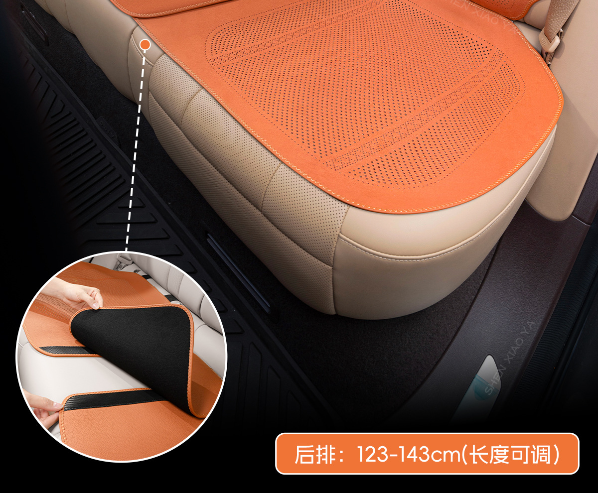 25 New Models of Honda Car Seat Cushions, Universal for All Seasons, Single-Piece Thin Seat Cover, Ventilated and Breathable, Faux Leather Seat Cover