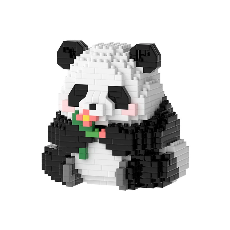 Building Block Panda Set (Lego) — Mini collectible figures, multi-style options