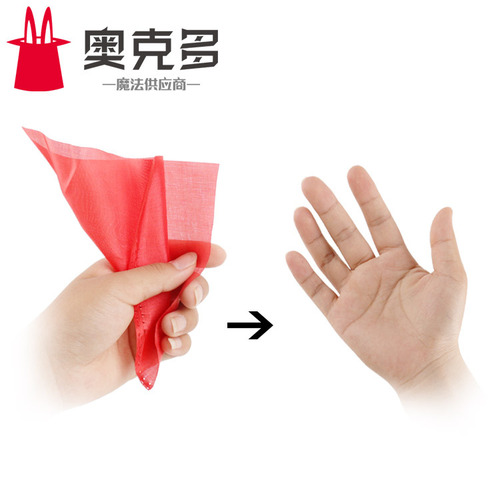 Silk scarf disappears Thumb cot Finger cot Close-up magic props Children's magic toys