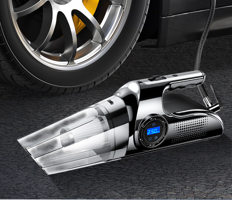Wireless Car Air Pump and Vacuum Cleaner Two-In-One Car Tire Inflator and Household Handheld Multi-Function All-In-One Machine