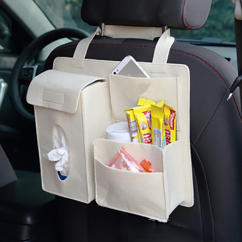 Multifunctional Car Storage Bag Car Storage Box Hanging Bag Car Seat Back Organizer