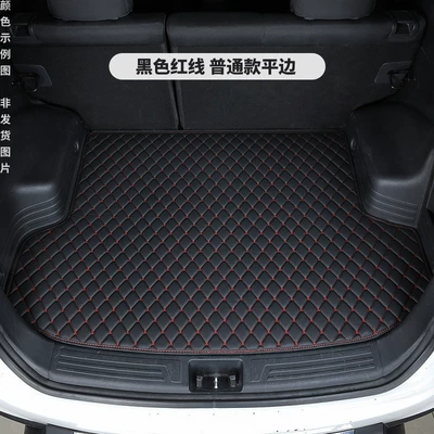 Trunk Mat — Special Car Trunk - black-with-red-lineflat-edge-thickened-version-lexus-rx-imported-with-mechanism-hole-on-the-right-side-2016-2022-models