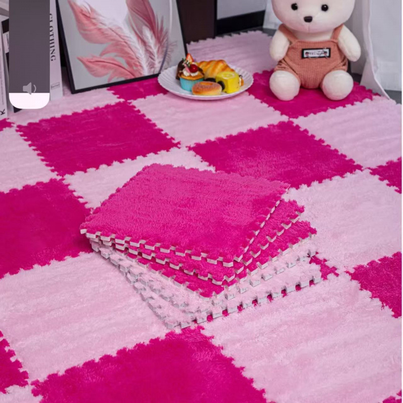 Alfombras de peluche dormitorio sala de estar gruesa almohadilla de arroz terraza mantas de cama balcón ventana flotante cojín cojín doméstico