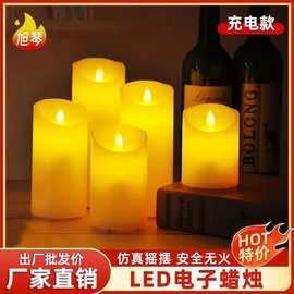 led蜡烛求婚婚庆舞蹈电子蜡烛灯场景布置剧本密室茶室摆件音乐节