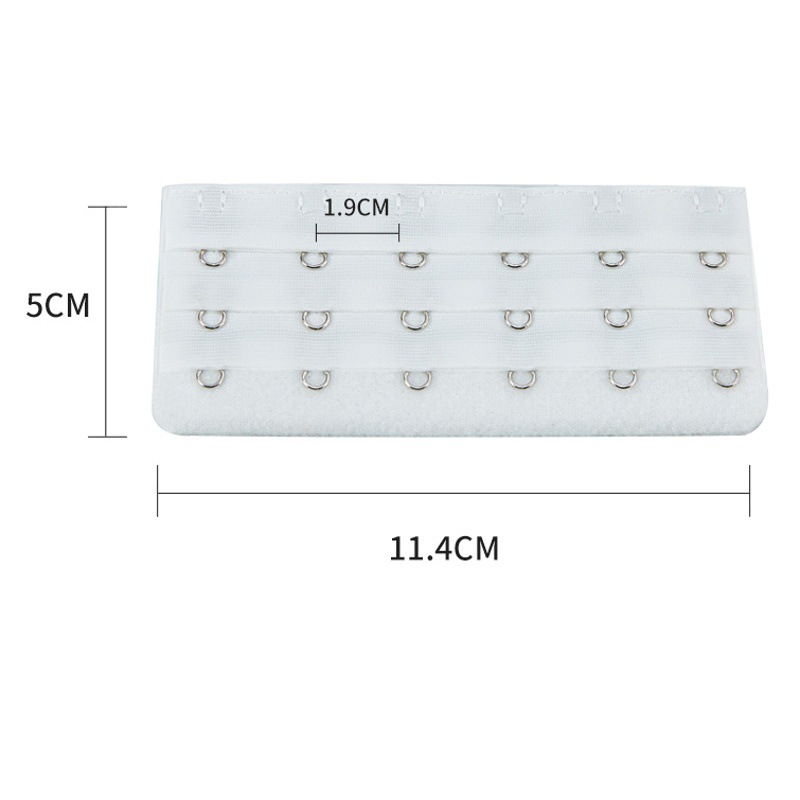 (Stainless steel) three-row six-button stainless steel Bra extension buckle three-row six-button underwear extension buckle back buckle buckle