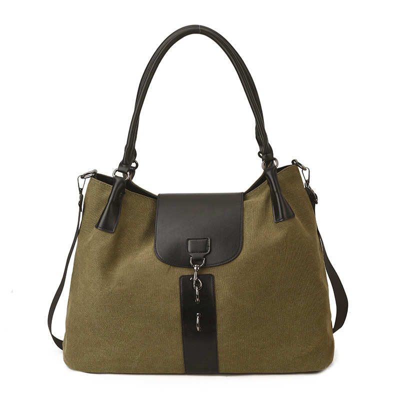 Viajes transfronterizos de gran capacidad bolsa de mano de mujer nueva moda de gran capacidad bolsa de hombro de moda nicho bolsa de tela de moda